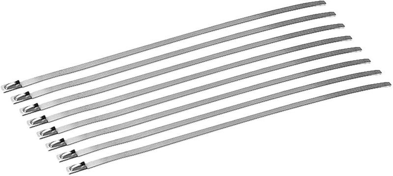 Dei 790-01100 010201 LOCKING TIES STAINLESS STEEL 8" 8/PK