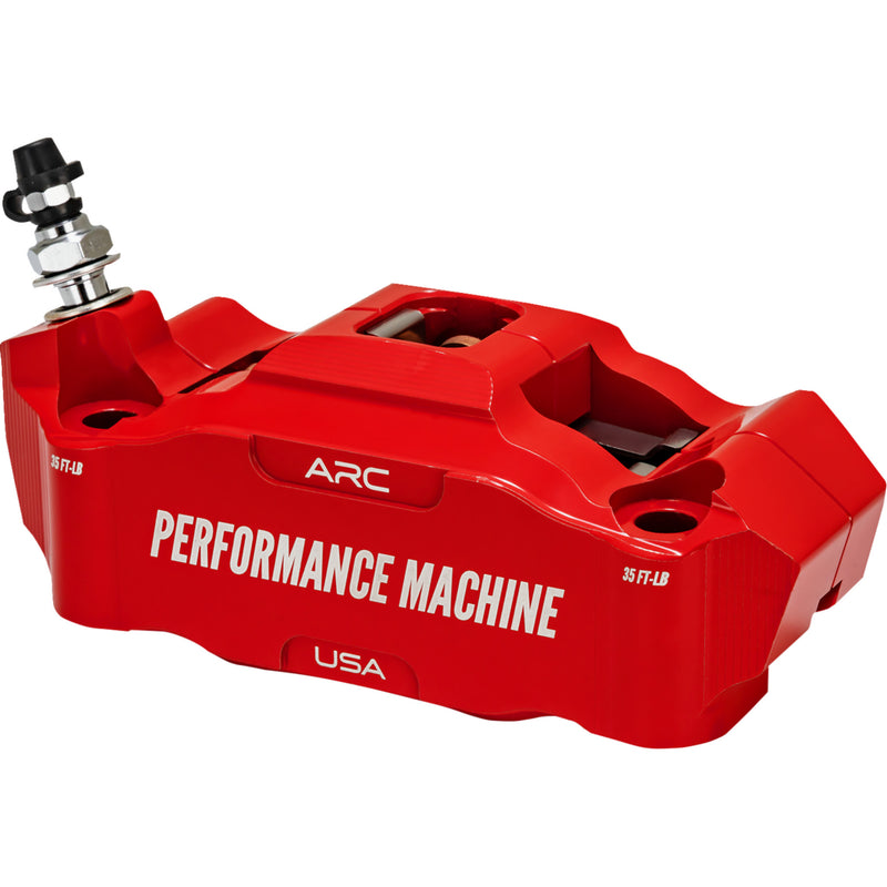 PERFORMANCE MACHINE (PM) 1701-0816 0052-2427-RC Race Series Radial Mount Caliper Radial Mount Caliper - Front Left - Red