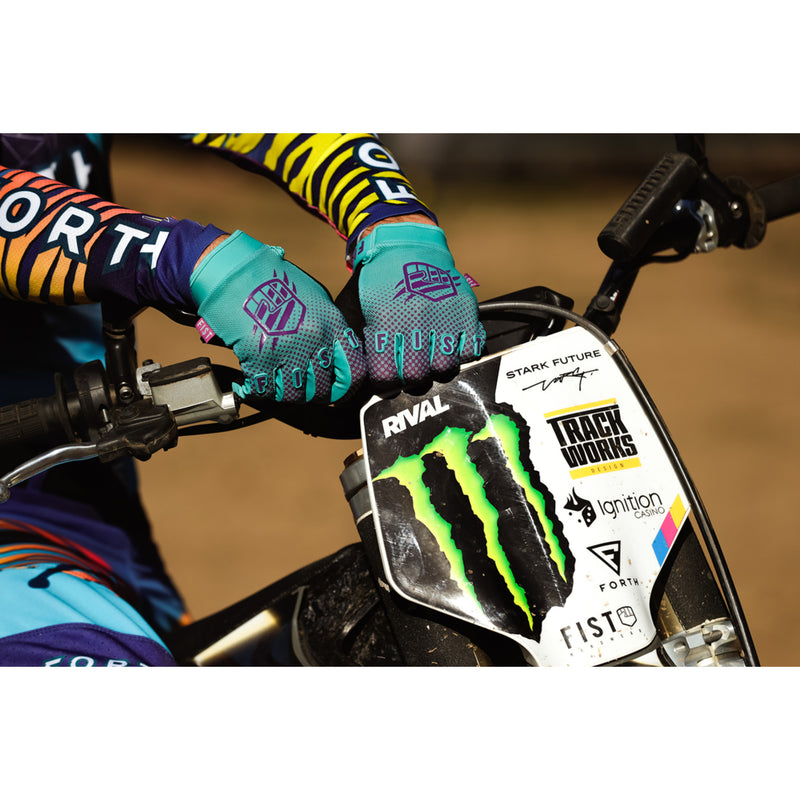 FIST HANDWEAR Breezer Hot Weather Gloves Violet - Halftone