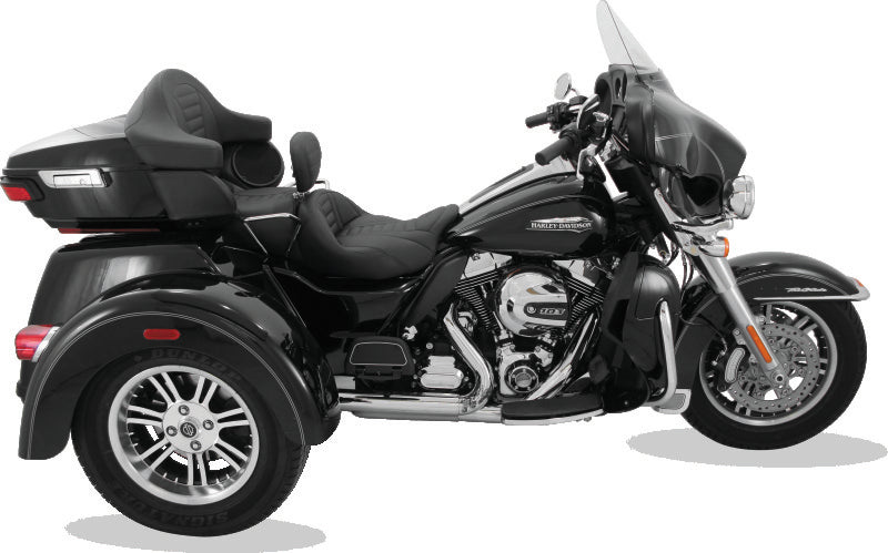 Mustang Motorcycle 79006 Mustang 08-21 Harley Electra Glide, Rd Glide, Rd King, Str Glide Touring 1PC Seat Deluxe - Black - User 1