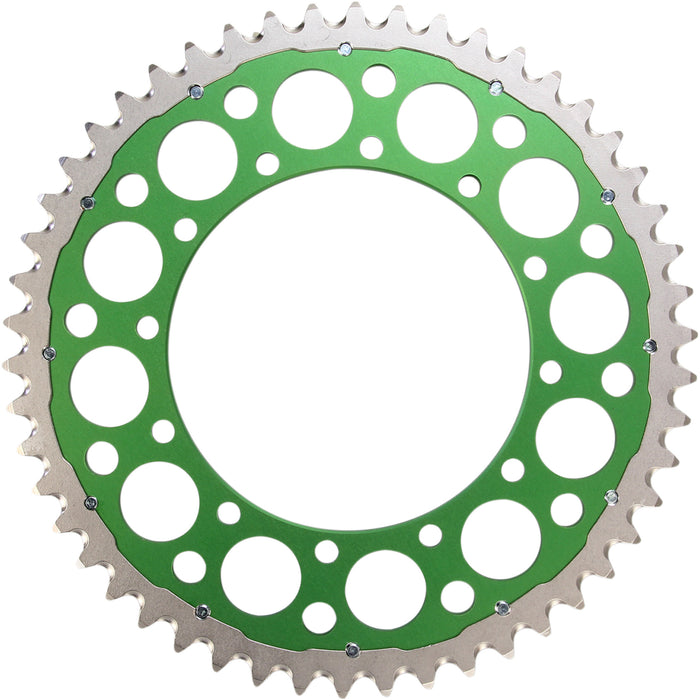RENTHAL 1210-1140 1120-520-50GPGN Twinring™ Rear Sprocket 50 tooth - green
