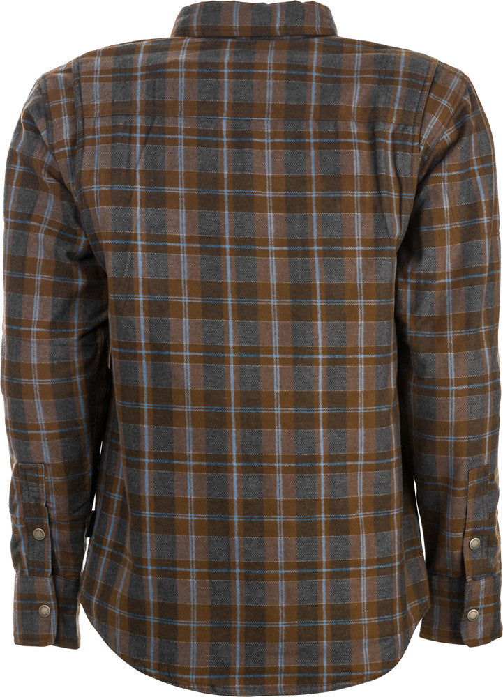 Highway 21 489-1183L #6049 489-1183~4 MARKSMAN FLANNEL BROWN/TAN LG