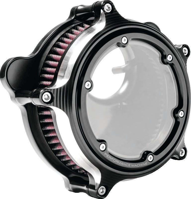 Performance Machine 0206-2159-BM Vision Air Cleaner W/bezel - Contrast Cut - User 3