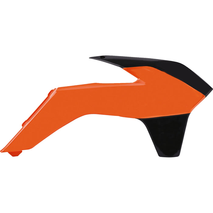 POLISPORT 0520-3631 8417400004 Radiator Covers For KTM Radiator Cover - Orange/Black - KTM