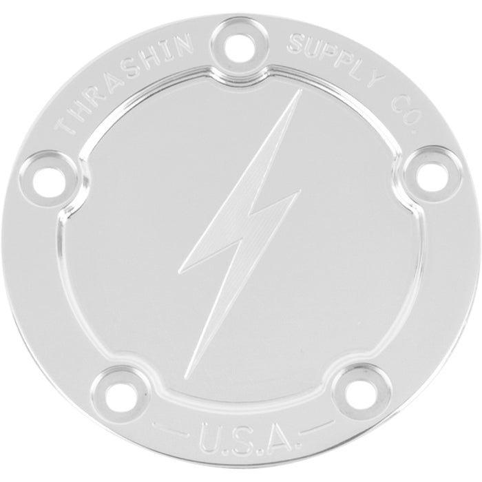 THRASHIN SUPPLY CO. 0940-1716 TSC-3026-2 Points Cover - Dished - Polished - Twin Cam