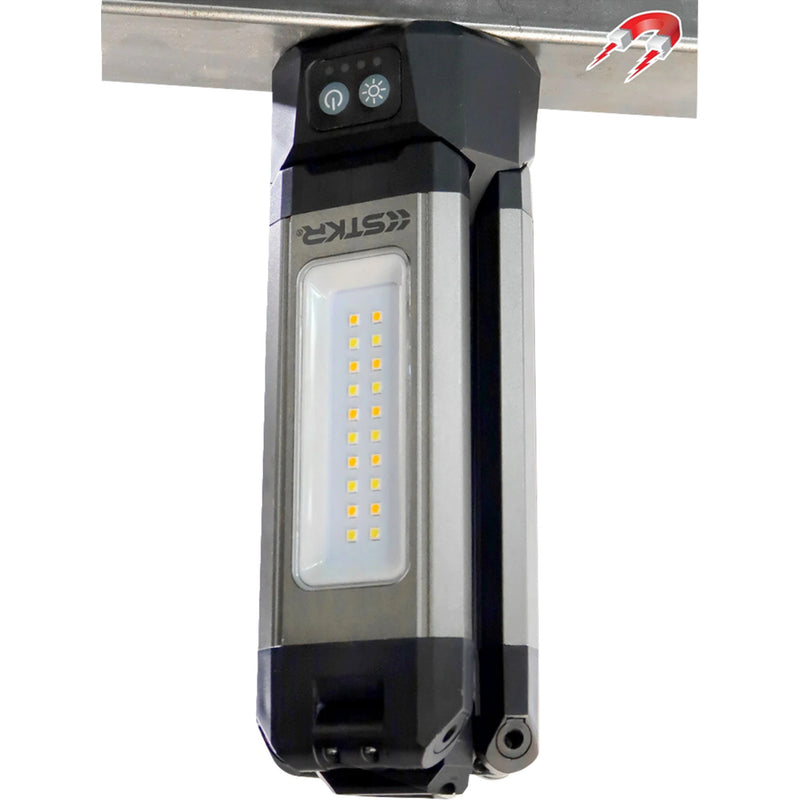 RISK RACING 3850-0569 12681 Tri-Mobile Work Light with Tripod Stand Shop Light w/Tripod - Work Area/Mobile - 2000 Lumens - Rechargeable