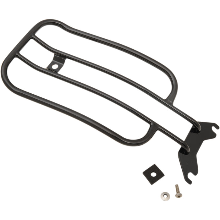 MOTHERWELL 1510-0419 MWL-137-18-GB 7" Solo Luggage Rack Luggage Rack - Gloss Black - FLHC