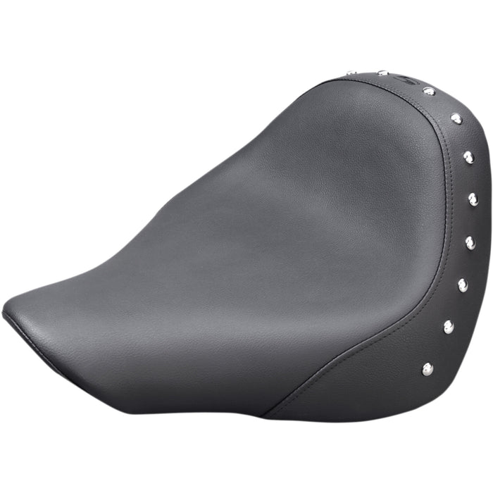 SADDLEMEN 0802-1017 818-27-001 Renegade™ Solo Seats - Black - Studded - FL/FX '18-'23