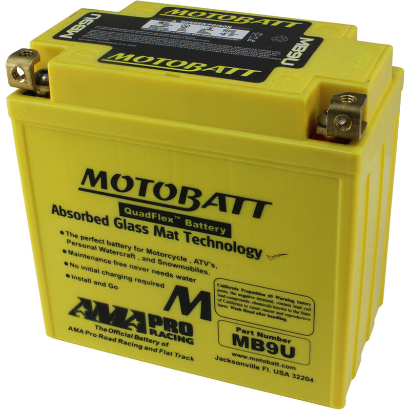 Motobatt 491-1015 MB9UHD BATTERY MB9UHD SEALED FACTORY ACTIVATED
