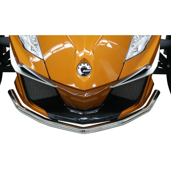 RIVCO PRODUCTS 0530-1414 CA550 Can-Am Spyder Bumper Front Bumper - Chrome - Spyder