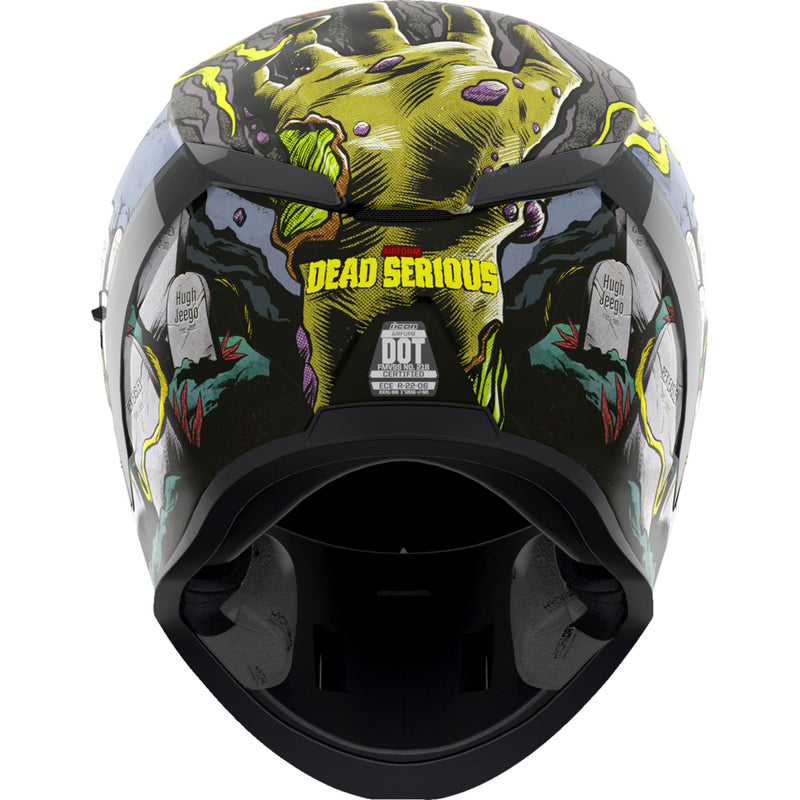 ICON 0101-17442 Airform™ Dead Serious MIPS® Helmet Airform™ Helmet - Dead Serious - MIPS® - Black - XL