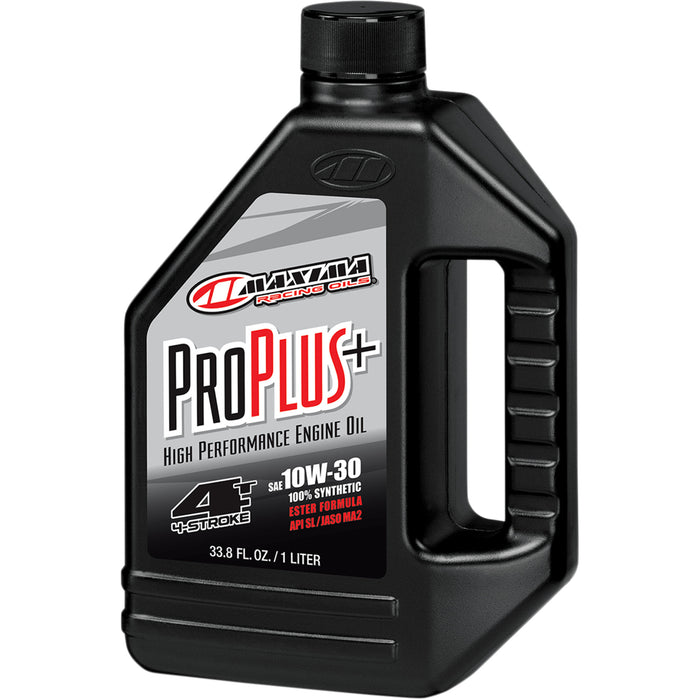 MAXIMA RACING OIL 3601-0267 30-01901 Pro Plus+ Synthetic 4T Engine Oil Pro Plus+ 4T Oil - 10W-30 - 1L