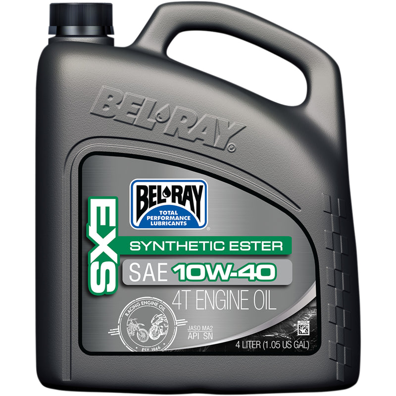 BEL-RAY 3601-0333 99161-B4LW EXS Synthetic Ester 4T Engine Oil EXS Synthetic 4T Oil - 10W-40 - 4L