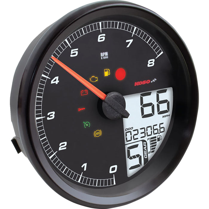 KOSO NORTH AMERICA 2212-0893 BA072110 HD-05 Multifunction Meter black