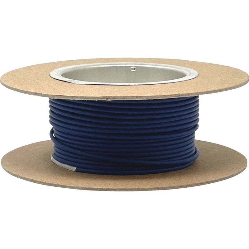 NAMZ 2120-1306 NGWR-616 Bare-Copper GXL Hook-Up Wire 25' GXL Wire Spool - 16 Gauge - Blue