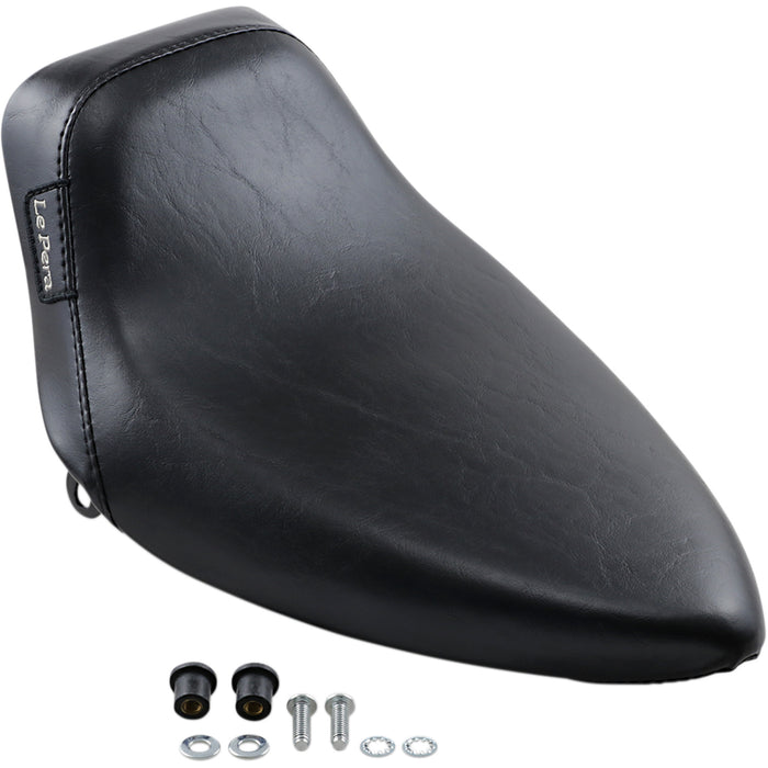 LE PERA DS-904205 LN-002 Bare Bones Solo Seat - Smooth - Black - FX/FL '64-'84