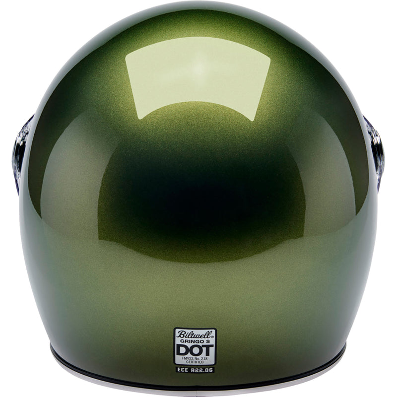 BILTWELL Gringo S Helmet Metallic - Dart Green