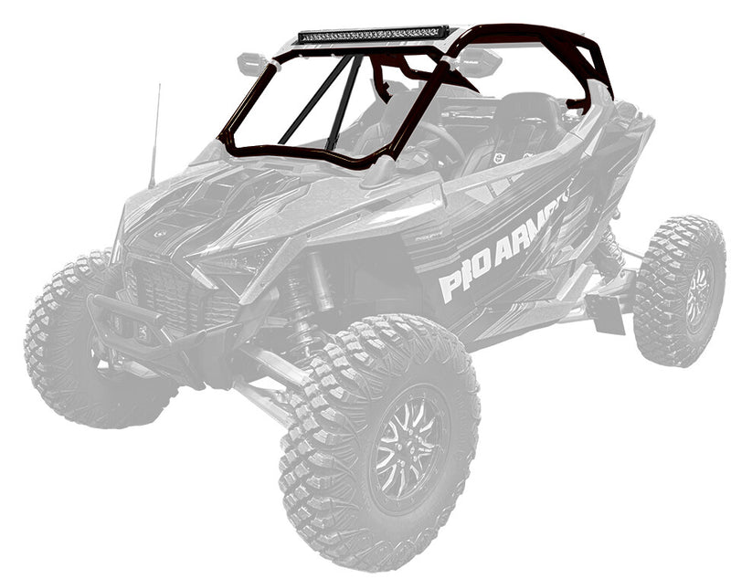 Pro Armor CAB Only Cage With V Intrusion Matte Black - P2217C055MB Polaris RZR 2022