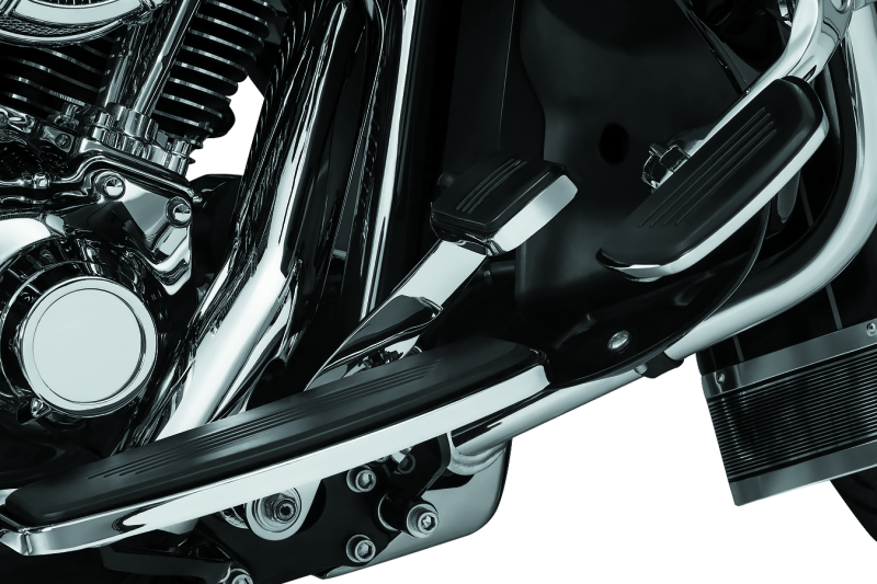 Kuryakyn 9672 Extended Brake Pedal 14 And Up Touring W/ Fairings Chrome - User 1