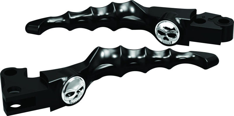 Kuryakyn 1091 Zombie Levers 08-13 Touring Cable Gloss Black - User 1