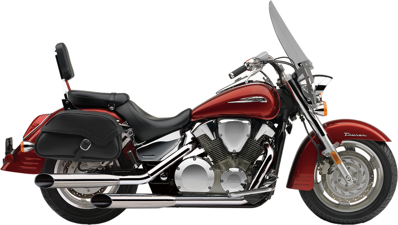 Cobra Blvd Slashcut Slip ON Chrome Honda VTX1300R S T - 1179SC Honda VTX1300S / VTX1300R / VTX1300T 2003-2009