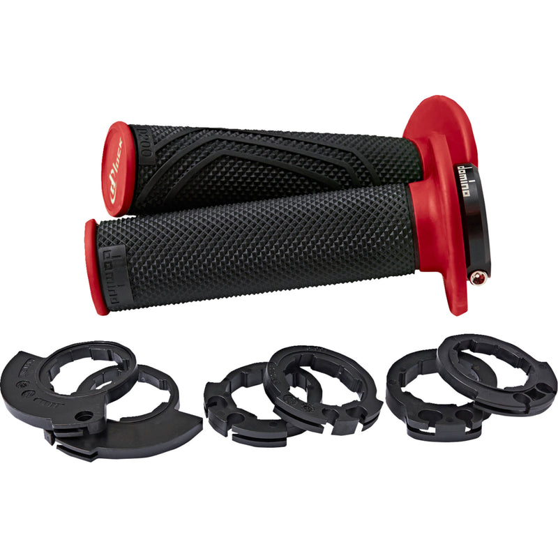 Domino D200 Grips - D20046C4042H8-0 For Gas Gas Dirt Bikes 2000-2026 | Beta Dirt Bikes 2000-2026 | Rieju Pro / Racing / Ranger / Six 2021-2024