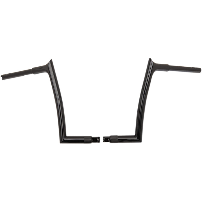 FAT BAGGERS INC. 0601-4765 906012-B 1-1/4" EZ Install Pointed Top Handlebar - 12" - Black