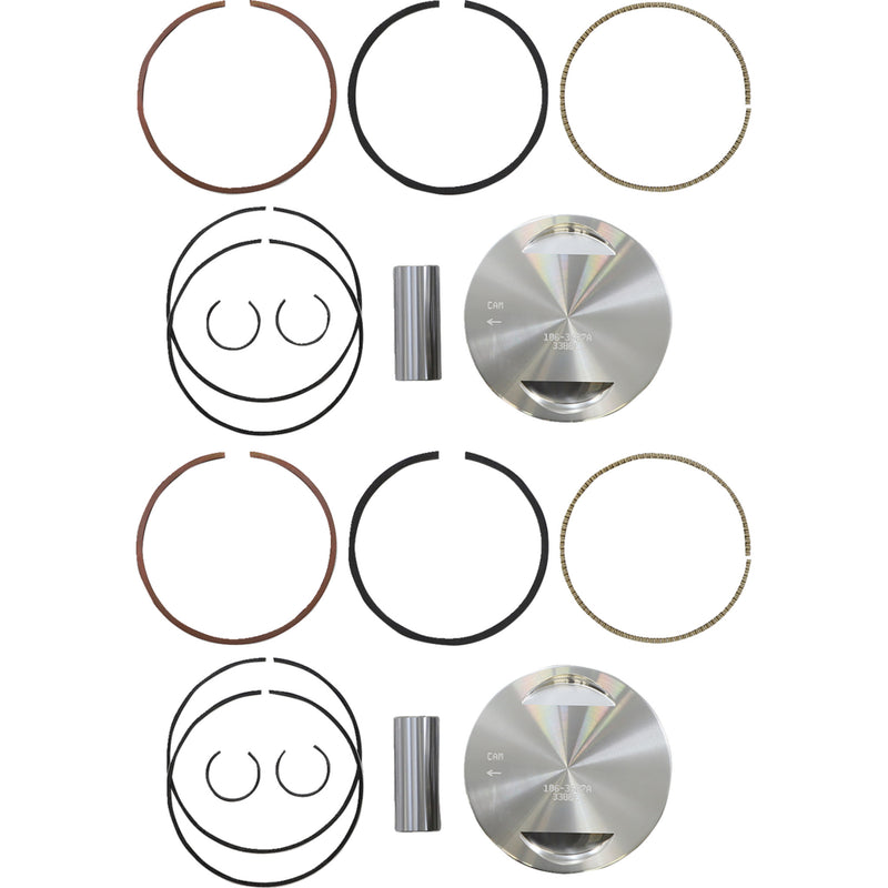 S&S Cycle Piston Kit - 106-3690 For Harley Motorcycles 1999-2016
