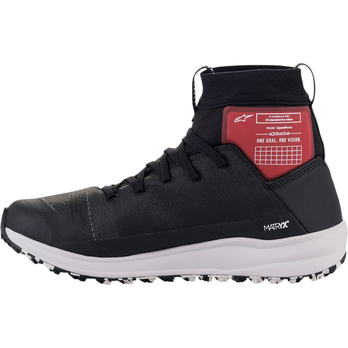 ALPINESTARS Speedforce Shoes Black/White/Red - US