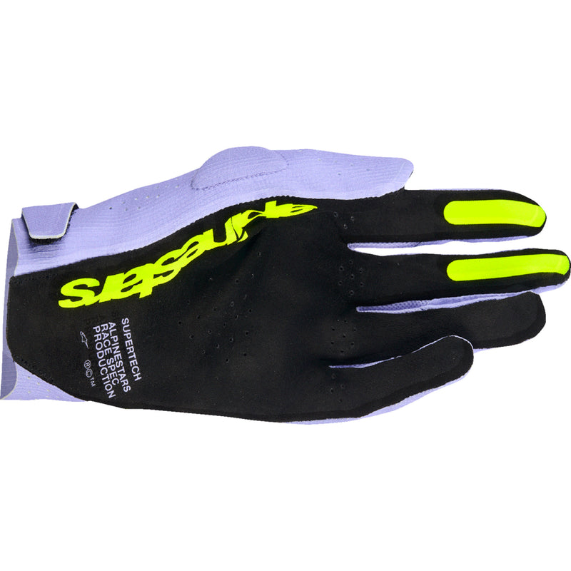 ALPINESTARS Supertech MX Gloves Lavender/Violet/Fluo - Yellow