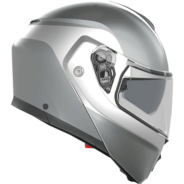 AGV 0100-2396 2118296002004M Streetmodular Levico Helmet Streetmodular Helmet - Levico - Double Light Gray - Medium