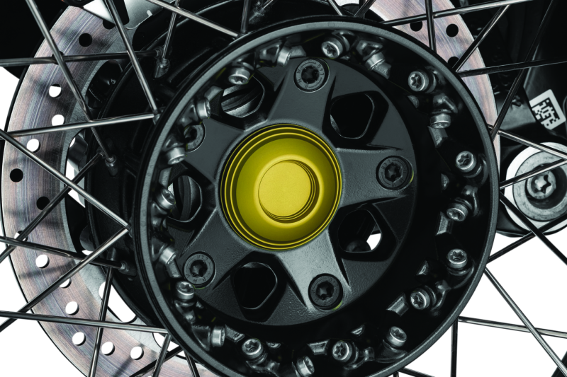 Kuryakyn 3802 Lodestar Rear Axle Sliders-bmw-gold - User 1