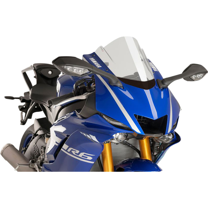 PUIG HI-TECH PARTS 2301-2799 9723W Z-Racing Windscreen Race Windscreen - 14-1/4" - Clear - Yamaha