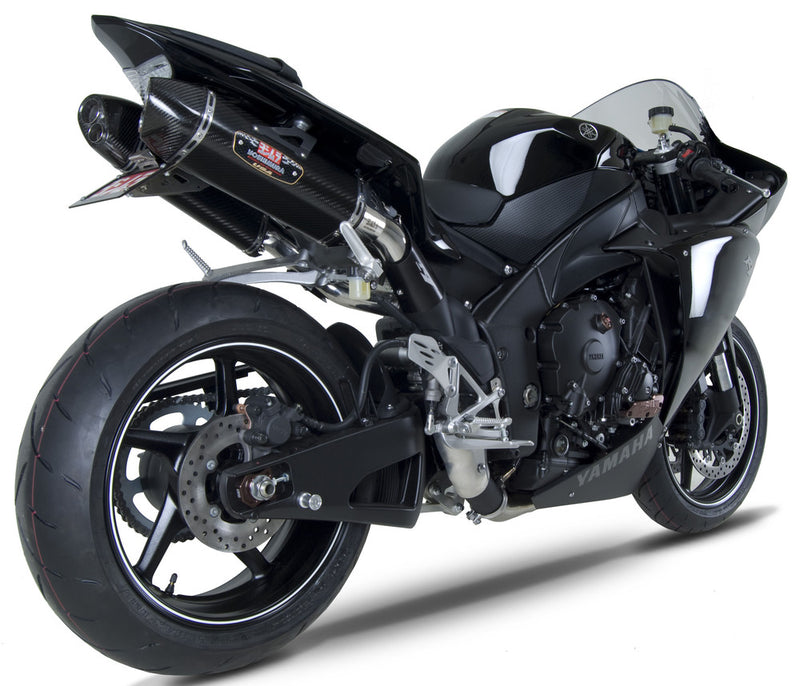 Yoshimura 960-1556 1314212 EXHAUST STREET TRC-D SLIP-ON SS-CF-CF DUAL