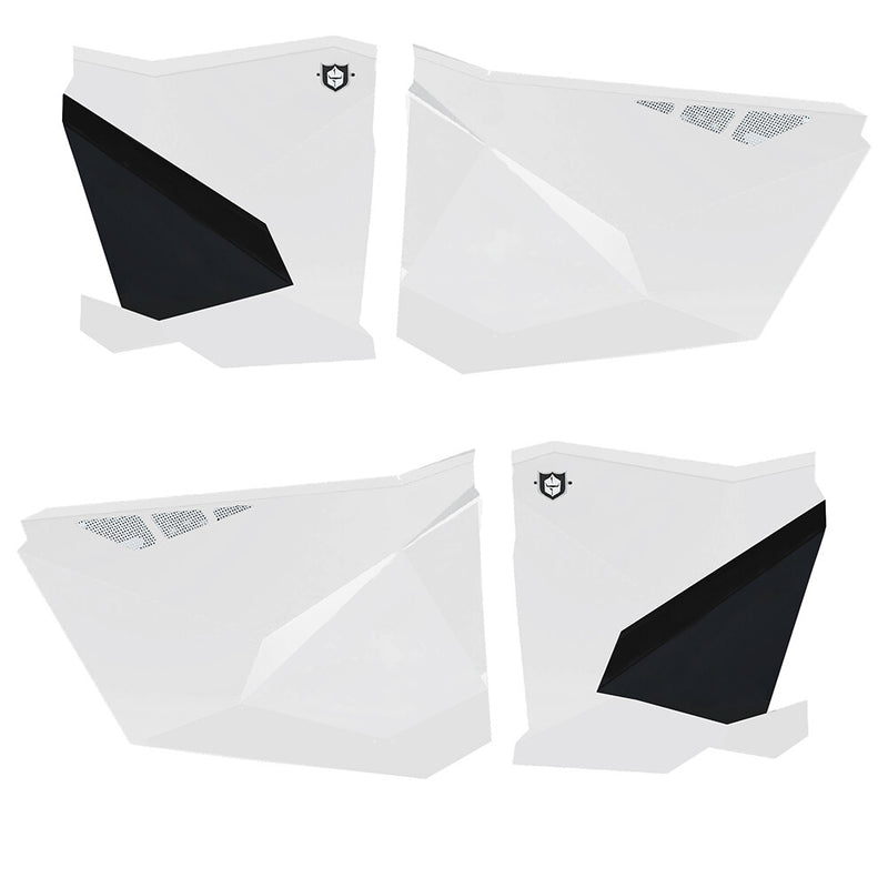 Pro Armor Traditional Half Doors White - P1910D003WH Polaris RZR 2020-2023