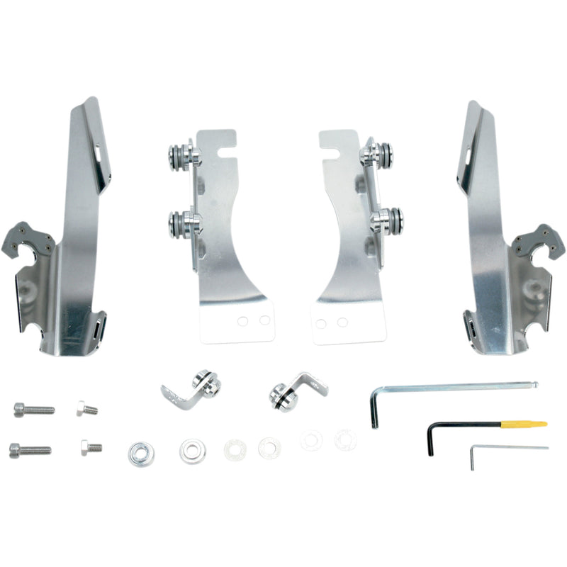MEMPHIS SHADES 2321-0070 MEM8979 Fats/Slim Windshield Trigger-Lock Complete Mount Kit Fats/Slim Trigger Lock Mounting Kit - VL 800