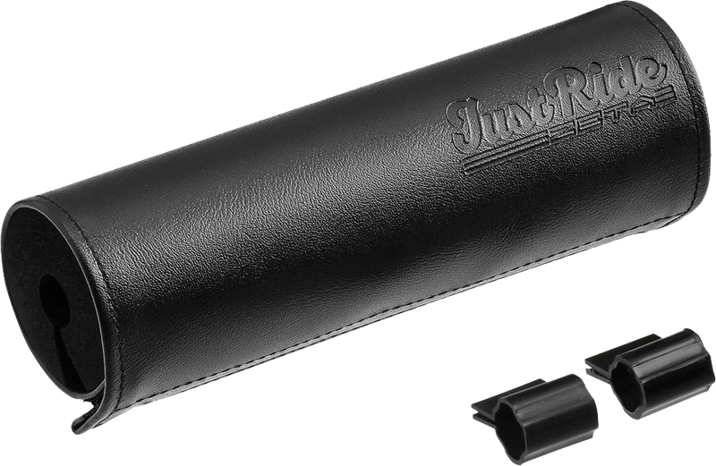 Zeta 634-9510 ZE47-9510 HANDLEBAR BAR PAD LEATHER 165MM BLACK