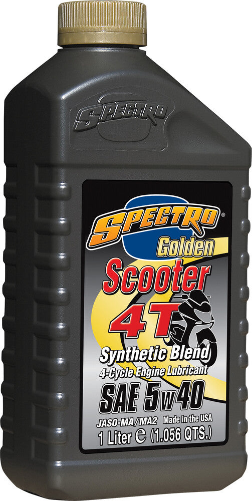 Spectro 582-01801 310280 GOLDEN SCOOTER SEMI-SYN OIL 4T 5W40 1L
