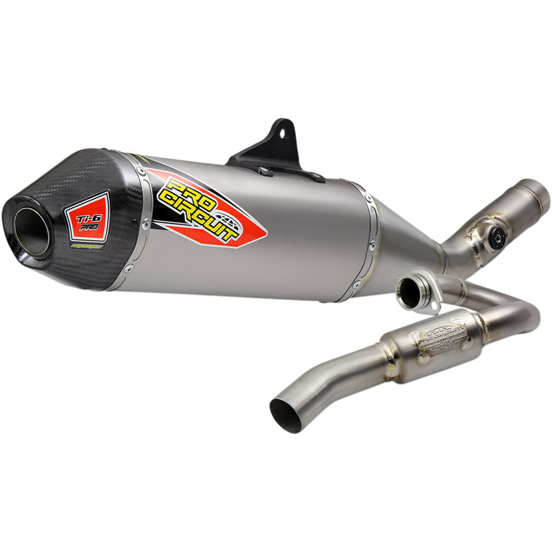 Pro Circuit Ti-6 Pro Single Canister Exhaust System - 0341925FP Suzuki RMZ 250 2019-2025