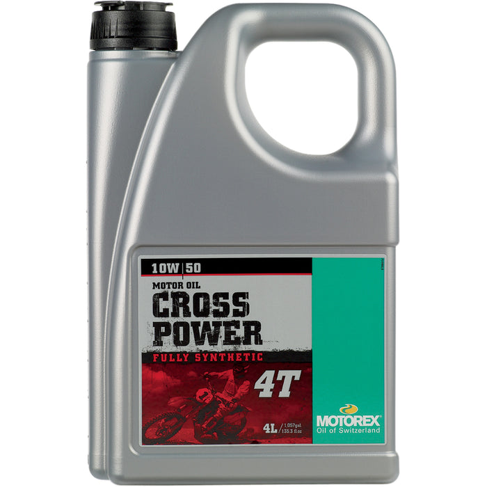 MOTOREX 3601-0003 305692 Cross Power Synthetic 4T Engine Oil 10w-50 - 4l