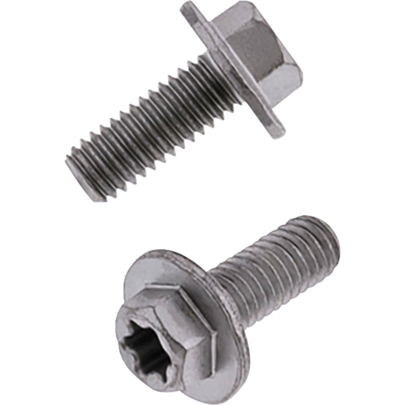 BOLT 2404-1058 024-70615 M6 Euro Style Large Flange Bolts Bolt - Torx/Large Flange - European - M6 x 15 - 10 Pack