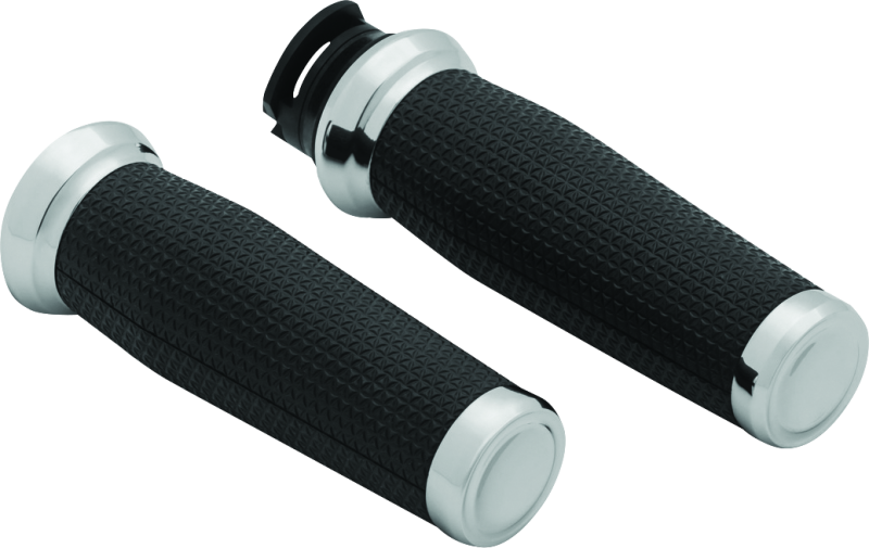 Kuryakyn 5938 Thresher Grips Scout Chrome - Photo - Primary