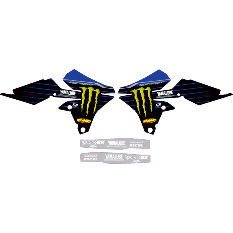D'cor Visuals Graphic Kit - 10-50-502 Yamaha YZ 450 2014-2017