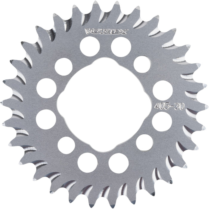 VORTEX 1211-2877 405-30 Aluminum Rear Sprocket Rear Sprocket - Aluminum - 30 Tooth - Silver - Z 125 Pro
