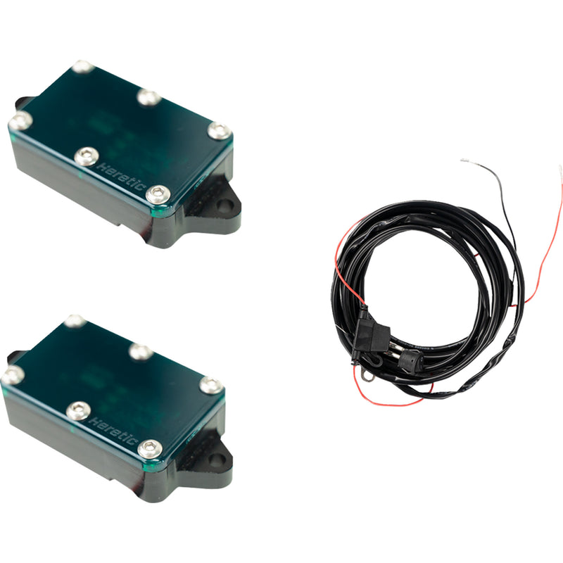 HERETIC 2040-3084 70021 LED Rock Light Rock Light - Green - 2 Pack