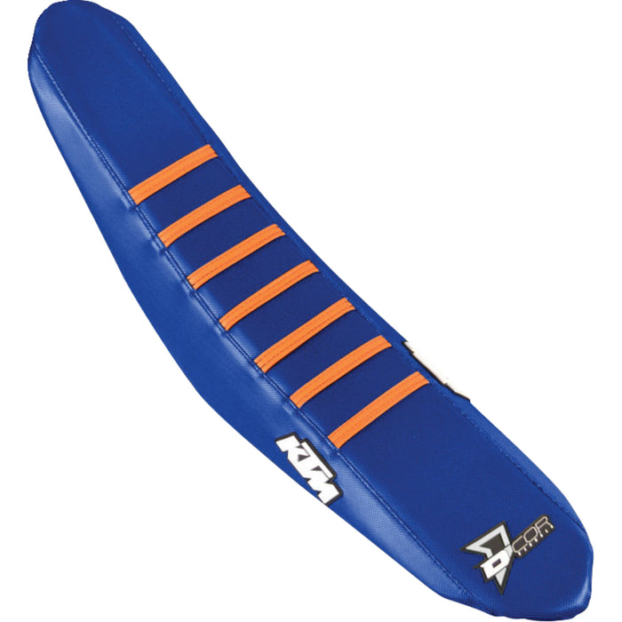 D'COR VISUALS 0821-3560 30-30-315 Seat Cover navy/orange - sxf '23-'25