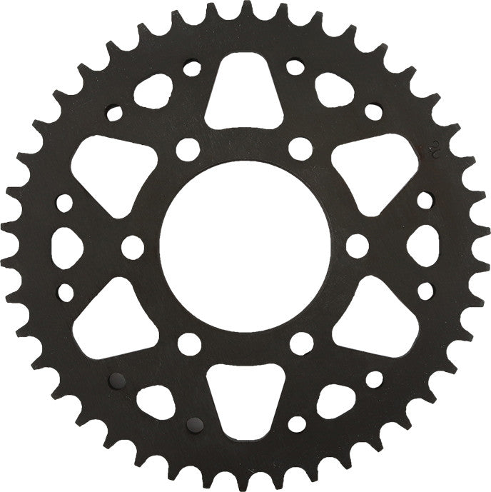 Supersprox Rear Sprocket Steel 42T-530 Black - RFE-816-42-BLK Suzuki 750 / 1100 / 1200S Bandit / GSF1200S Bandit 1990-2005