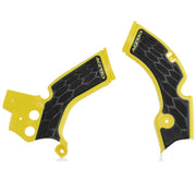 Acerbis 2688751017 15-18 Suzuki RMZ250 Frame Guards- X-grip - Yellow/black - Photo - Primary