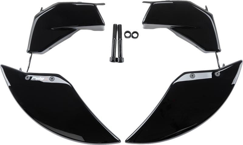 Puig Hi-tech Parts 561-22076BK 22076N BRAKE COOLER 2.0 BLACK KAW