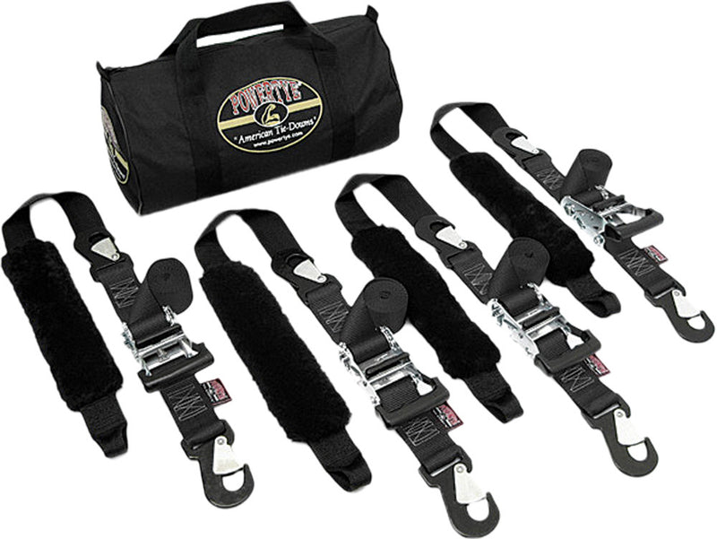 Powertye BIG Daddy Premium Trailer Kit Black 2"X6.5' - TRAILERKIT-102
